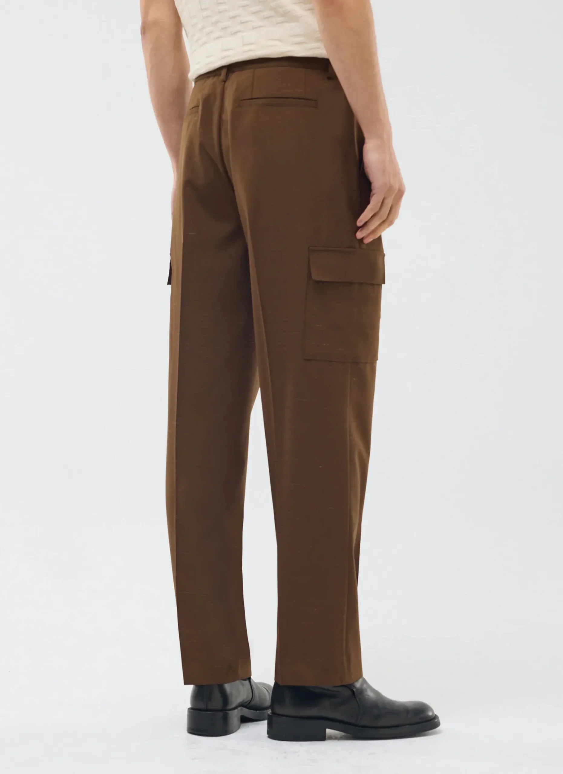 Percival Race Day Suits|Suit Trousers^Trentino Tailored Patch Pocket Trouser Brown