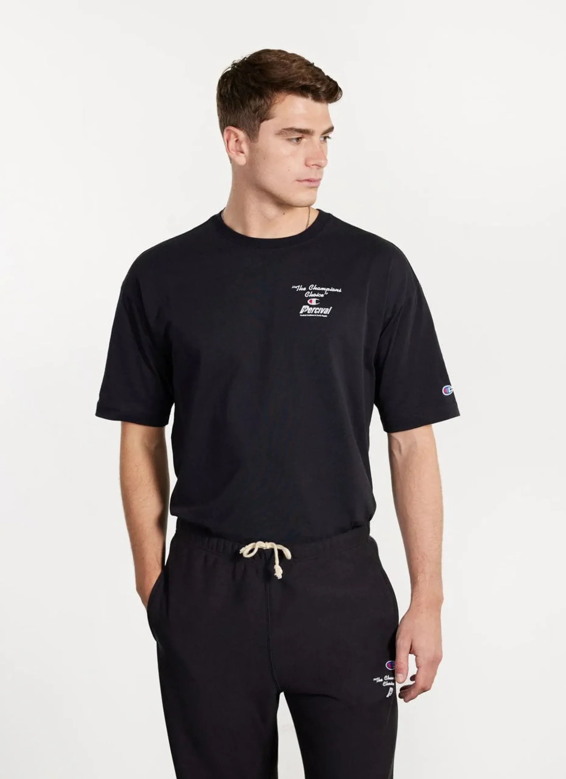 Percival Oversized T-Shirts|Boxy T-Shirts^Trophy Oversized T Shirt Black