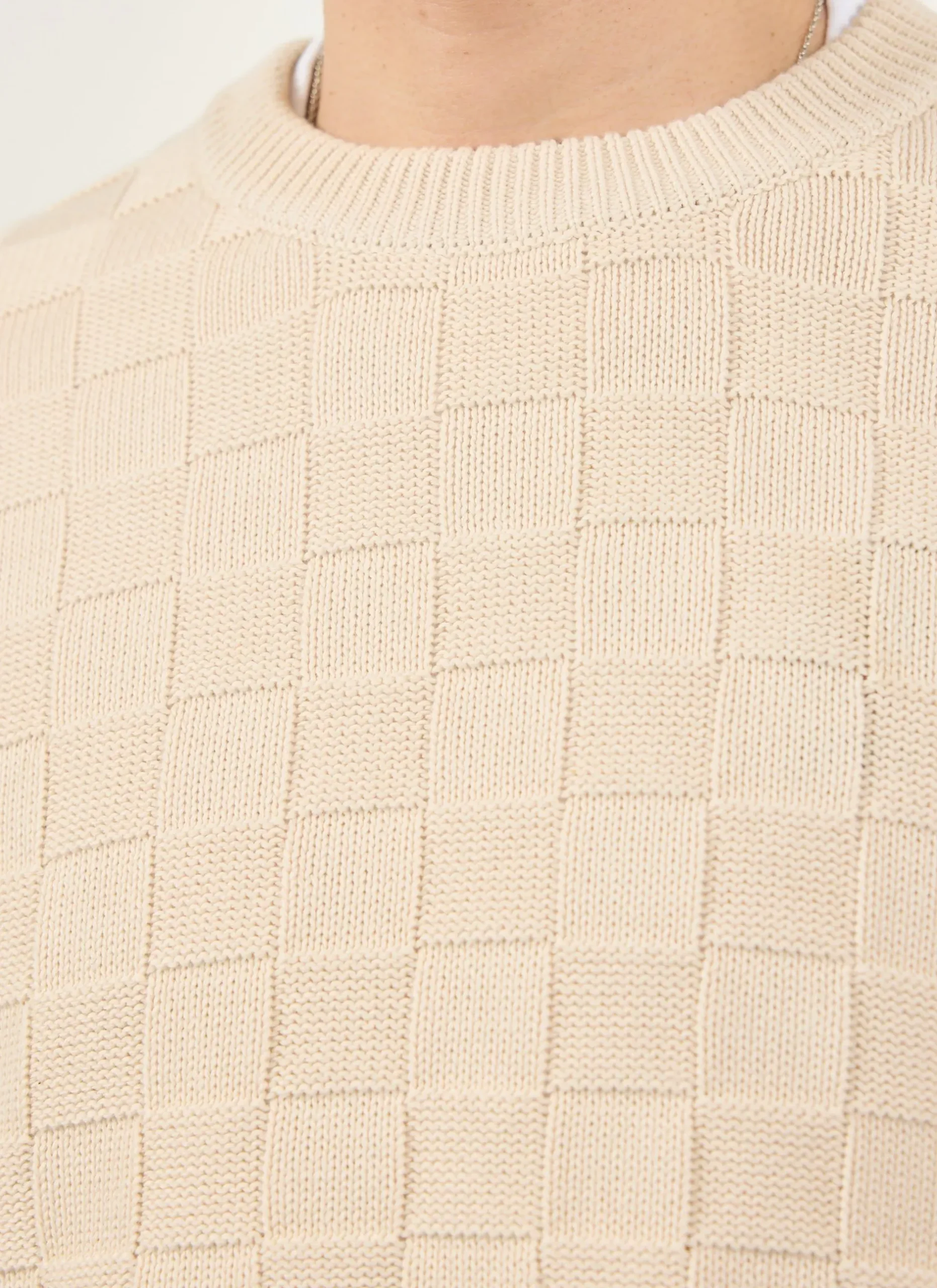 Percival Jumpers & Sweaters^Tuscany Knitted Jumper Ecru