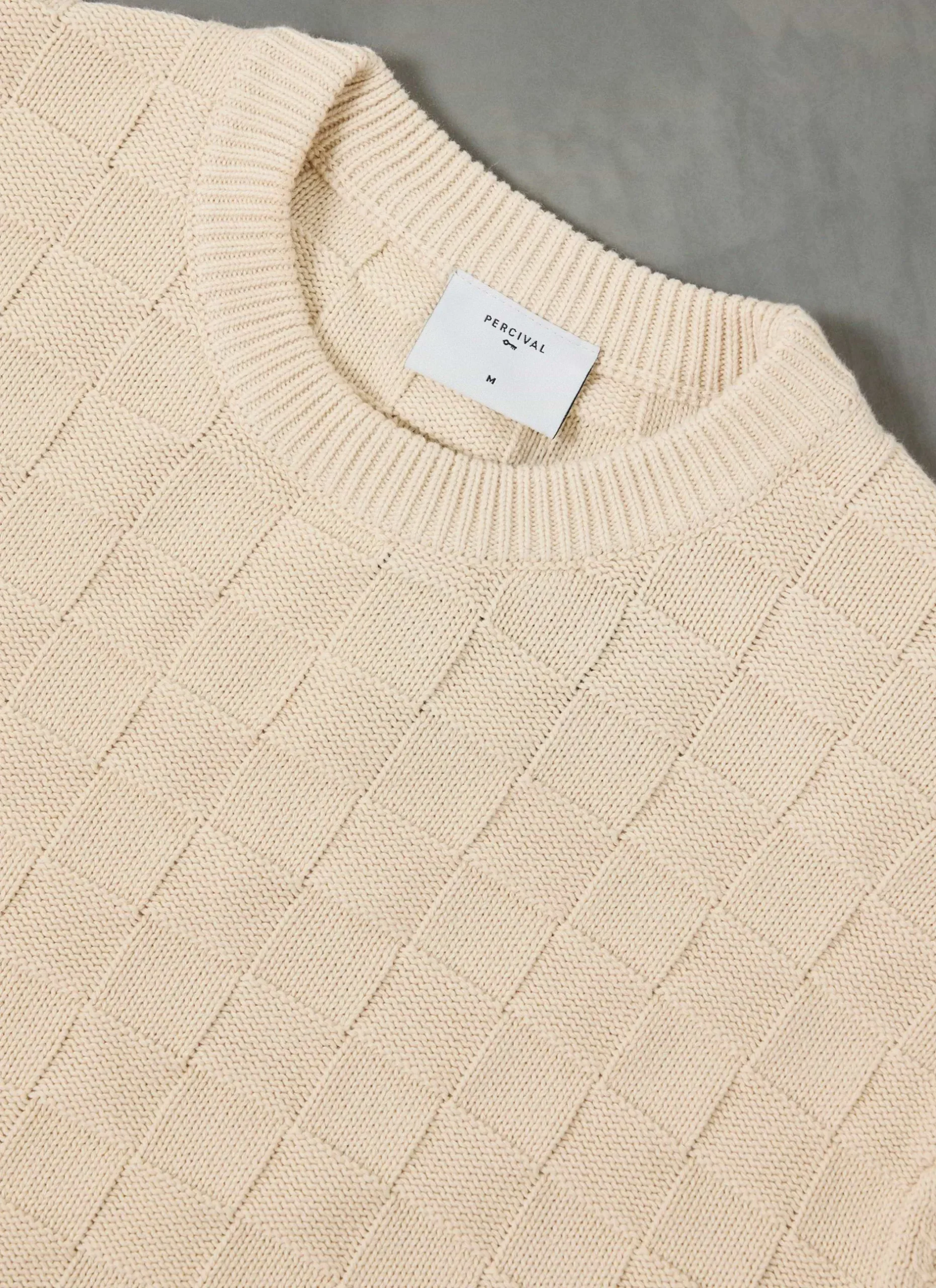 Percival Jumpers & Sweaters^Tuscany Knitted Jumper Ecru