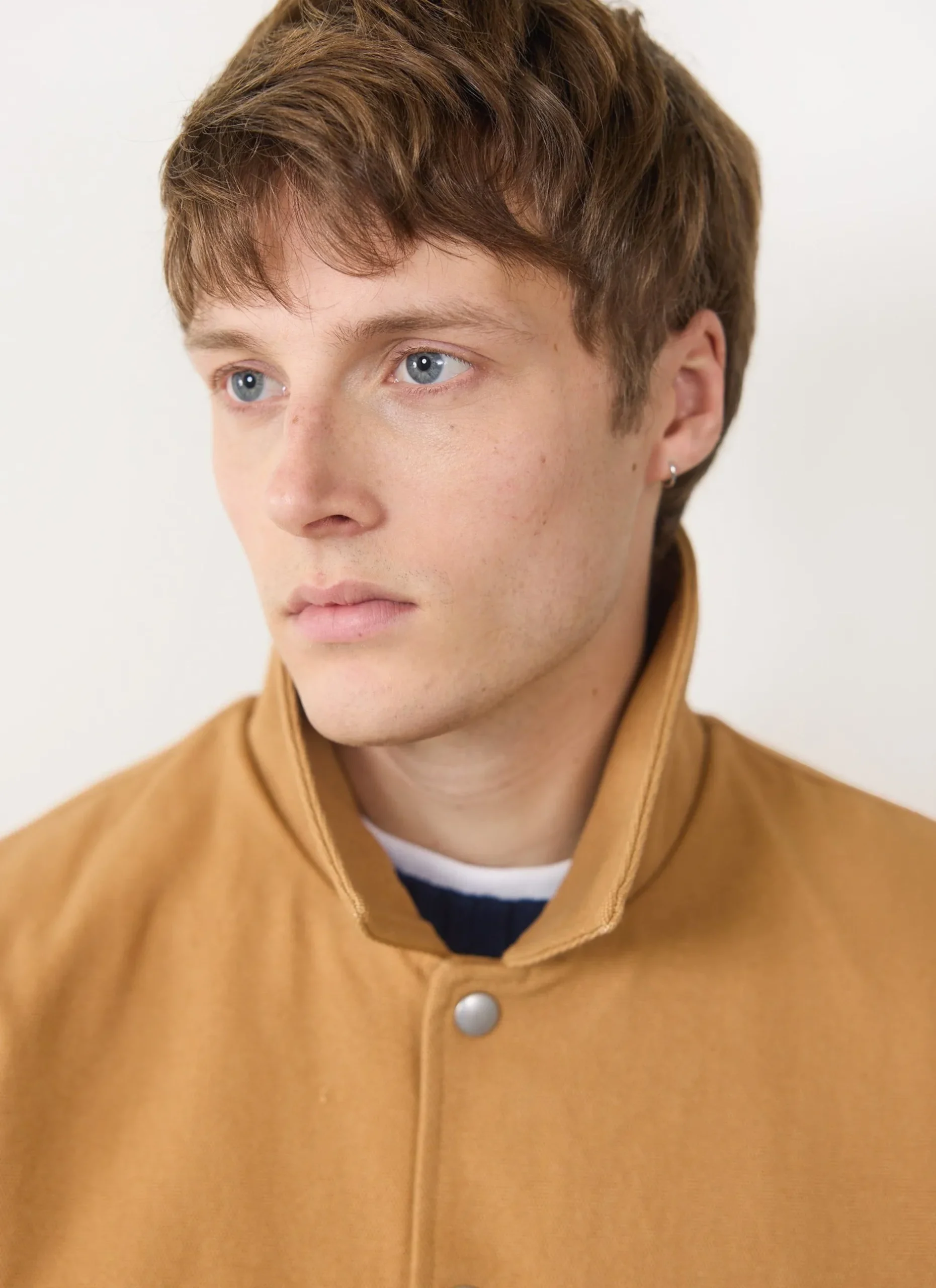 Percival Bomber Jackets|Jackets^Varsity Bomber Tan