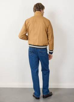 Percival Bomber Jackets|Jackets^Varsity Bomber Tan