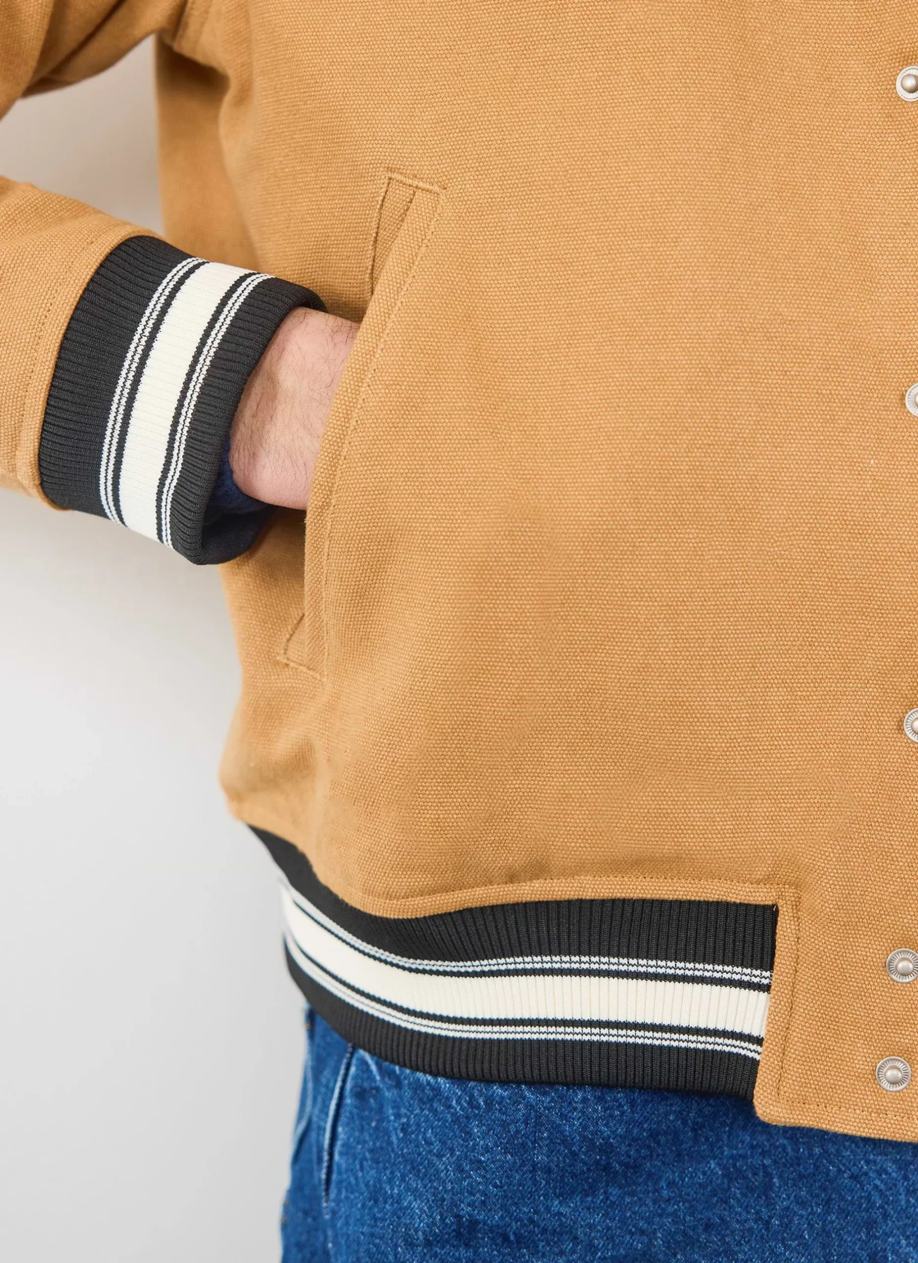 Percival Bomber Jackets|Jackets^Varsity Bomber Tan