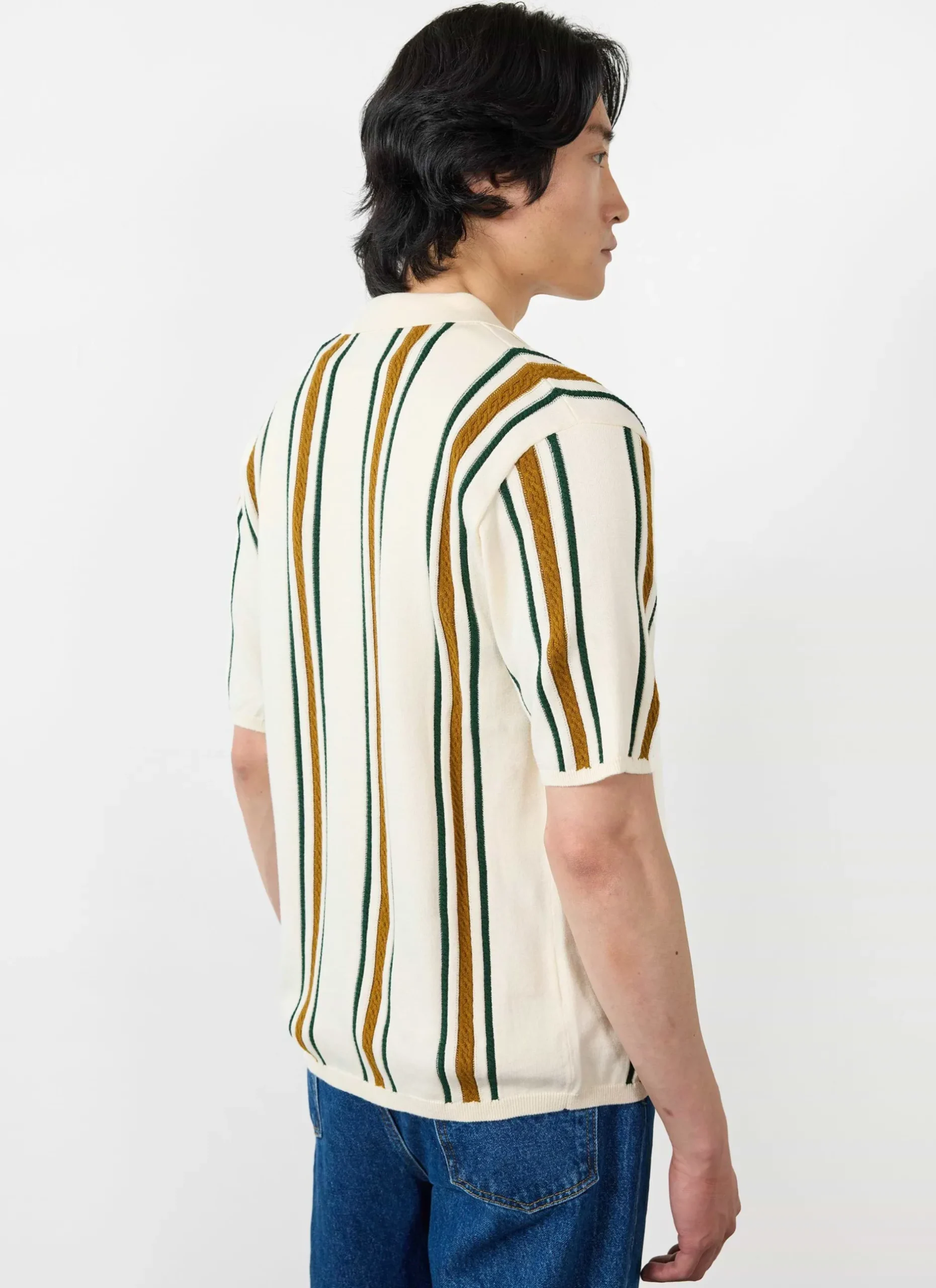 Percival Knitted Shirts|Knitted Polo Shirts & Knitted Shirts^Ventura Knitted Shirt Ecru