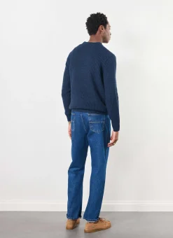 Percival Jumpers & Sweaters^Waffle Jumper Navy
