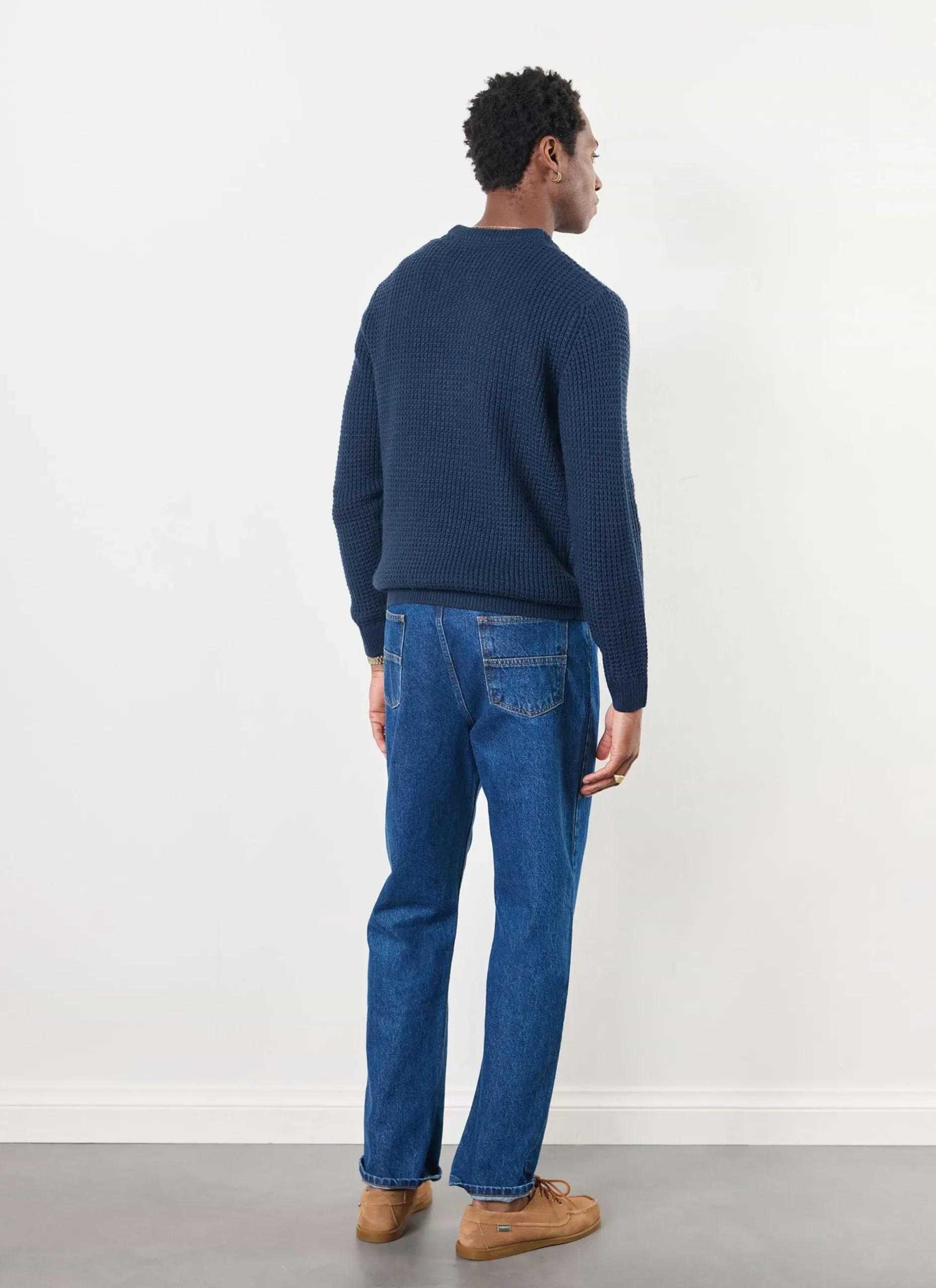 Percival Jumpers & Sweaters^Waffle Jumper Navy