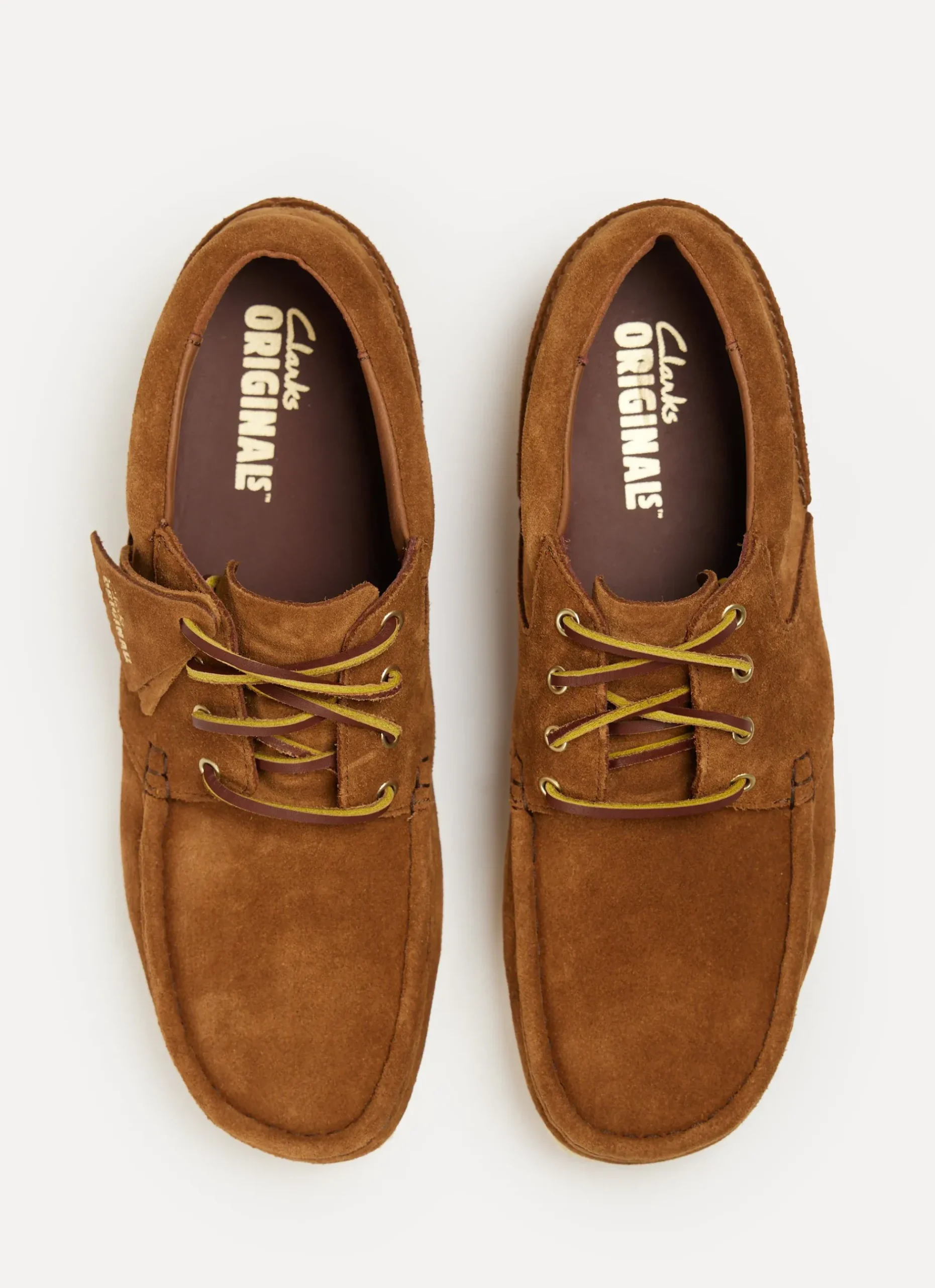 Percival Footwear|Footwear^Wallabee Boat Cola Suede