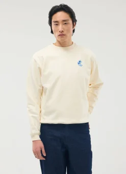 Percival Sweatshirts^Wave Sweatshirt Ecru