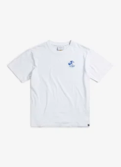 Percival White T-Shirts|Regular Fit T-Shirts^Wave T Shirt White