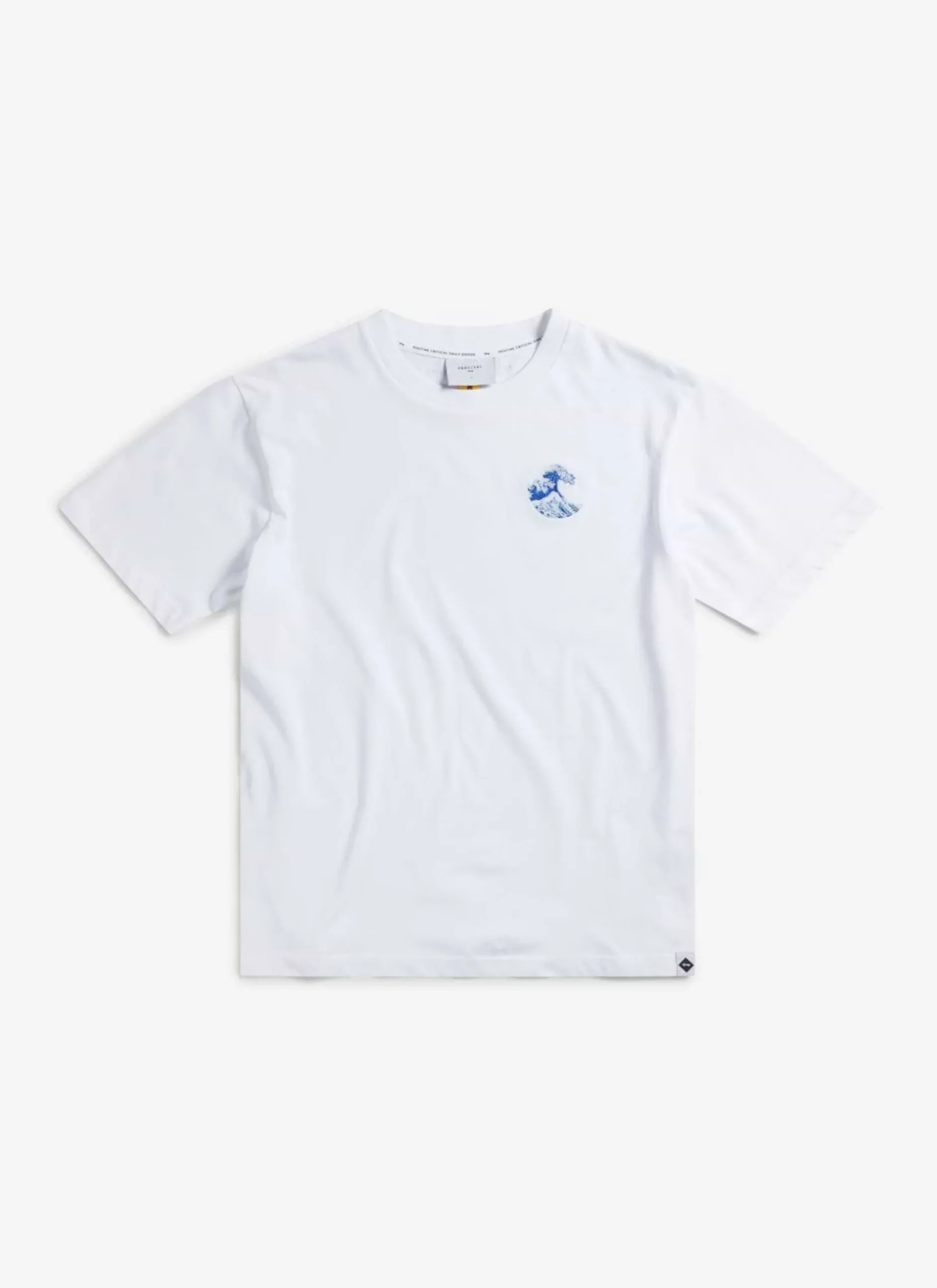 Percival White T-Shirts|Regular Fit T-Shirts^Wave T Shirt White
