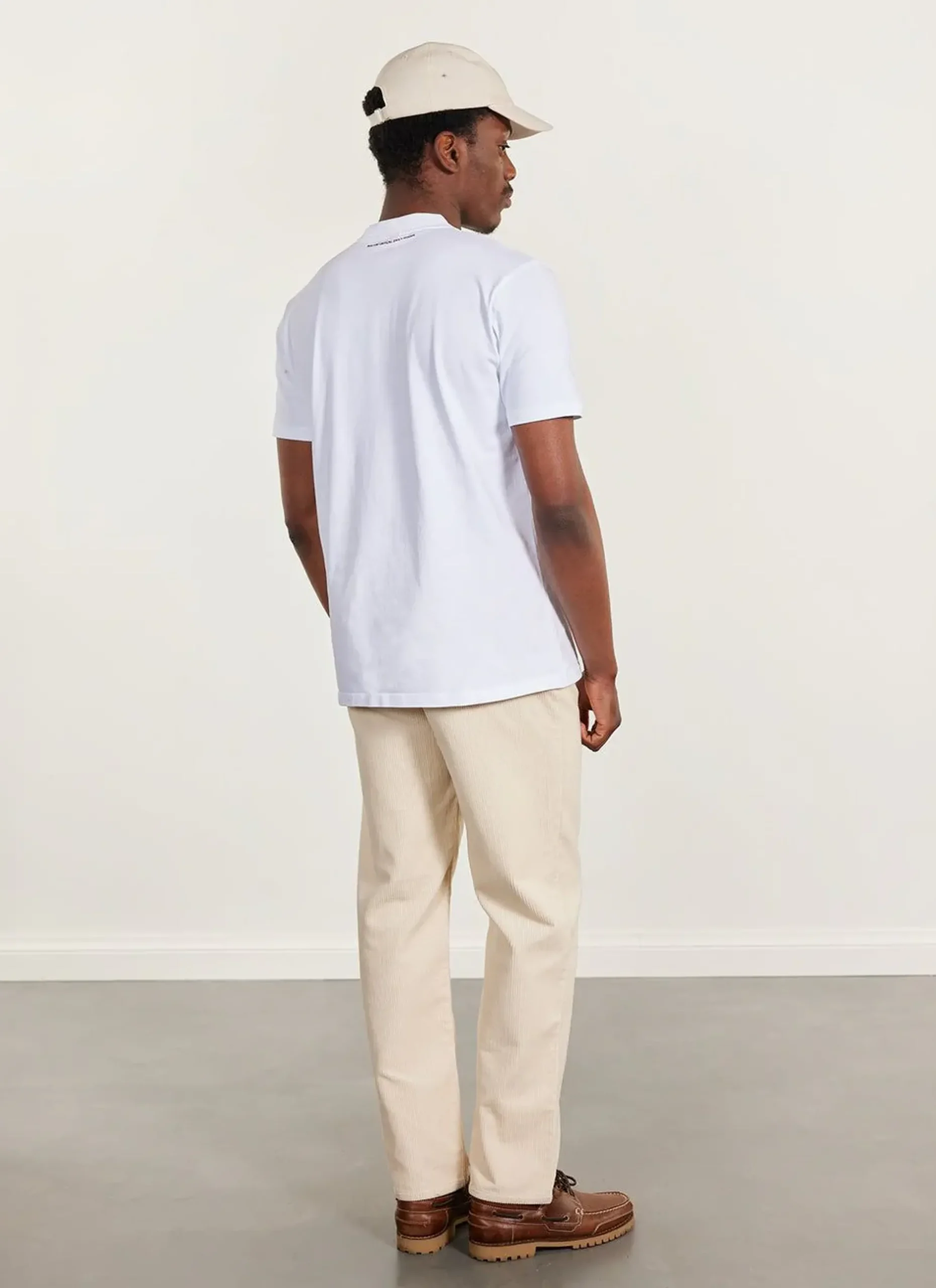 Percival White T-Shirts|Regular Fit T-Shirts^Wave T Shirt White