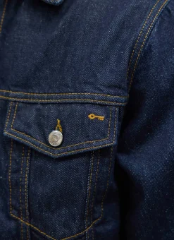 Percival Jackets|Denim Jackets^Western Trucker Jacket Dark Indigo