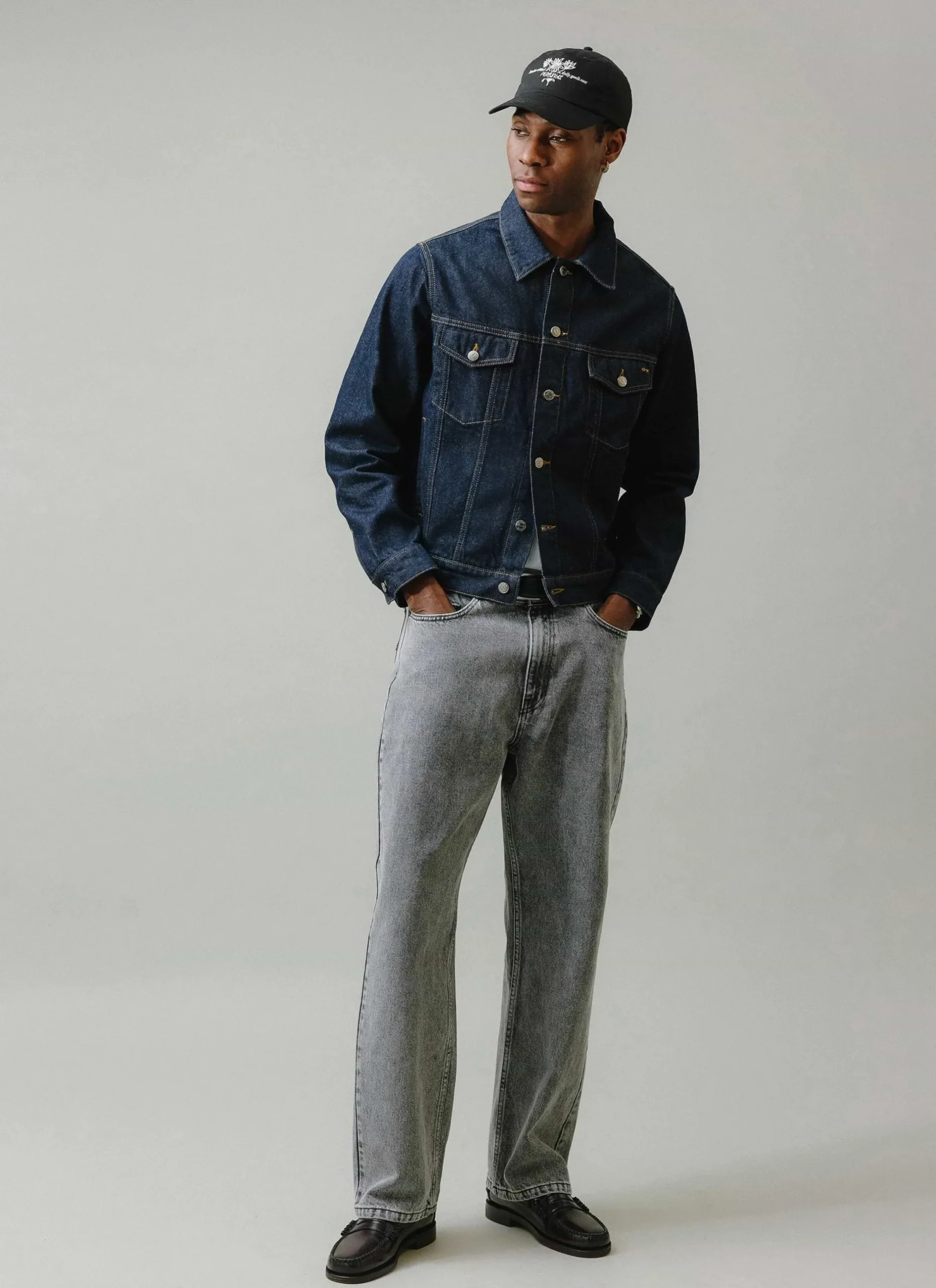 Percival Jackets|Denim Jackets^Western Trucker Jacket Dark Indigo
