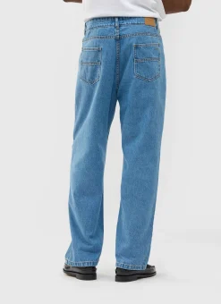 Percival Straight Leg Trousers|Wide Leg Jeans^Wide Leg Denim Jeans Light Wash Blue