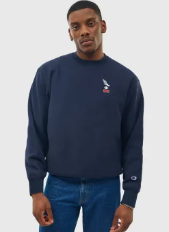 Percival Sweatshirts^Wing Sweatshirt Navy