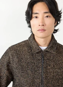 Percival Overshirts & Workshirts|Overshirts^Zip Overshirt Oak