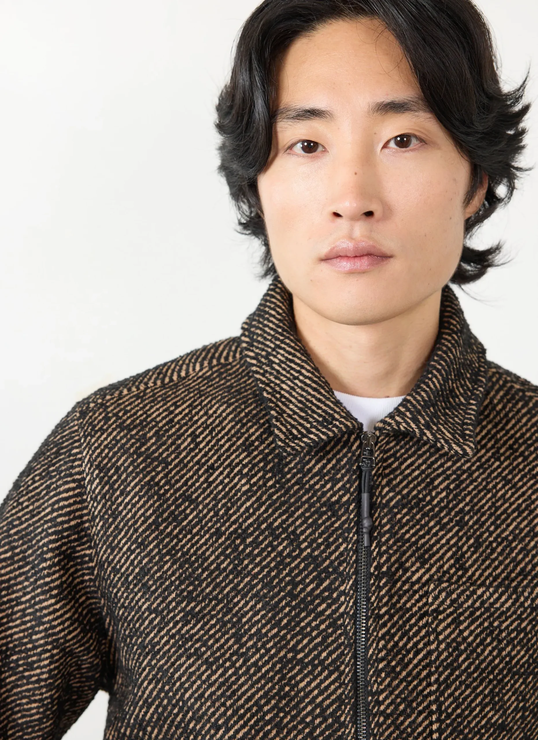 Percival Overshirts & Workshirts|Overshirts^Zip Overshirt Oak